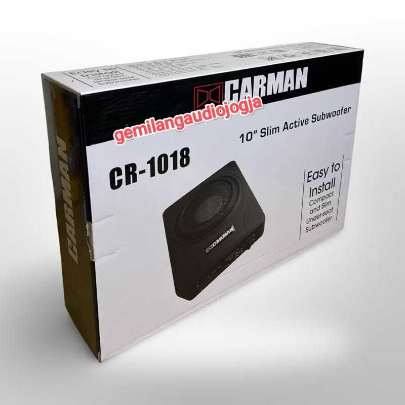 Subwoofer Kolong 10 inch Carman CR-1018 Slim Active Subwoofer