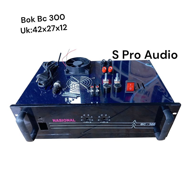Paket Lengkap Bok Power Amplifier BC 300 Muat 25A Besar