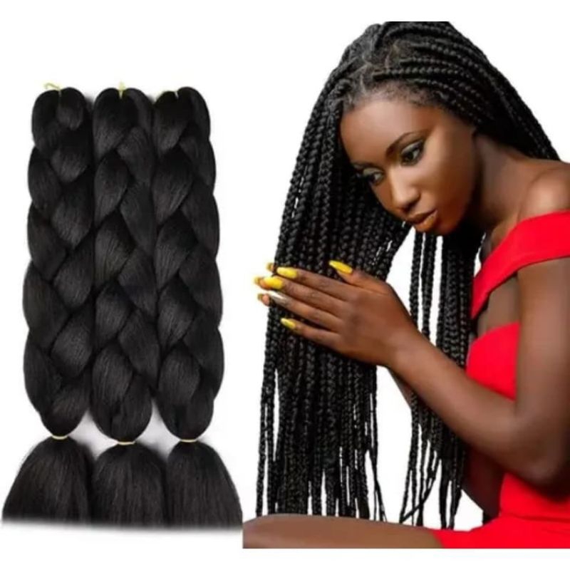 RAMBUT SAMBUNG BOX BRAIDS RAMBUT PENAMBAH VOLUME RAMBUT HAIR EXTENSION BOX BRAIDS