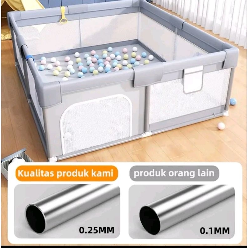 pagar pengaman bayi mandi bola