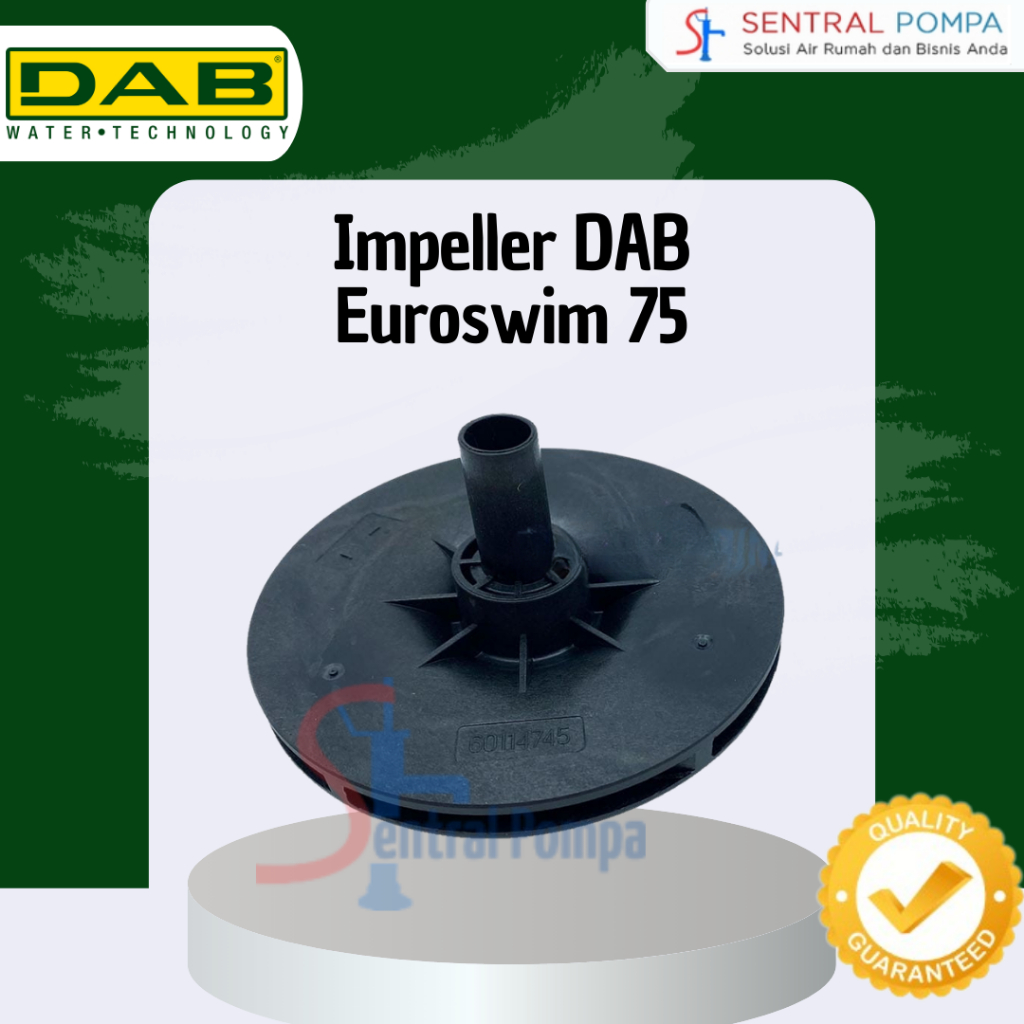 Impeller DAB Euroswim 75 M Sparepart Kipas Impeller DAB Original | Sentral Pompa