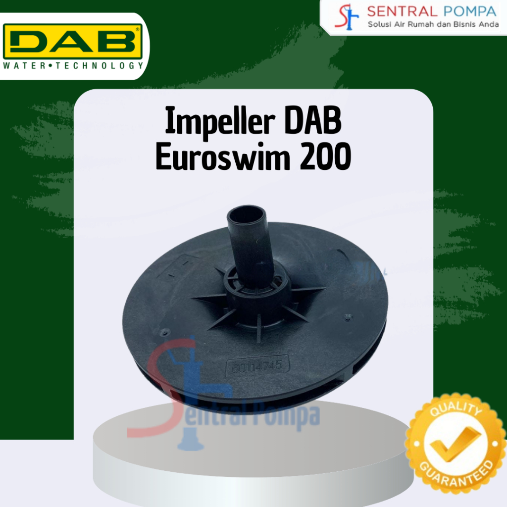 Impeller DAB Euroswim 200 Sparepart Kipas Impeller DAB Original | Sentral Pompa