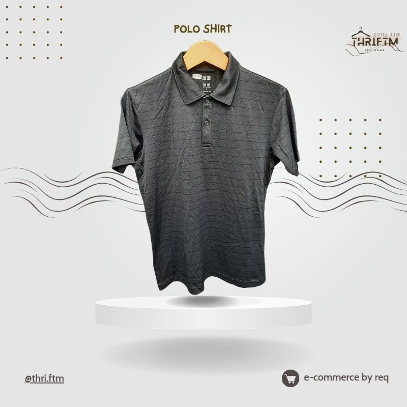 Polo shirt Dry Stripe by Uniqlo