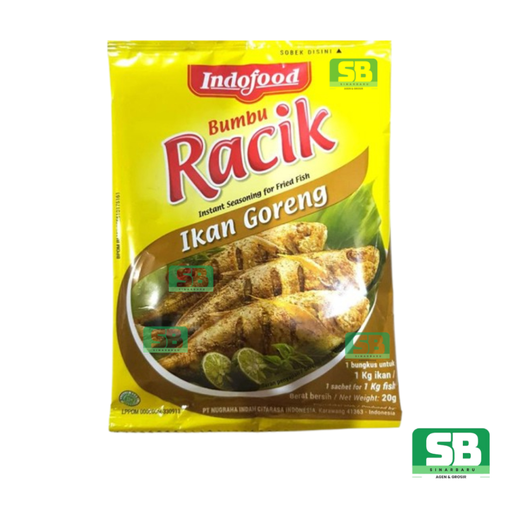

Indofood Tepung Bumbu RACIK IKAN GORENG Kemasan 20gr