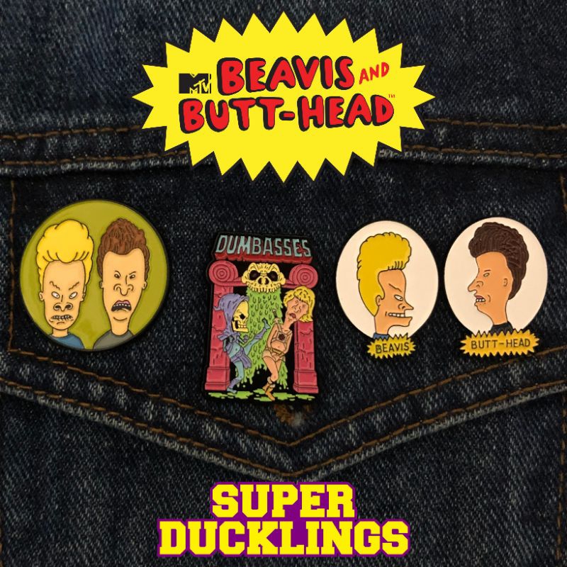 MTV BEAVIS AND BUTT-HEAD Enamel Pin
