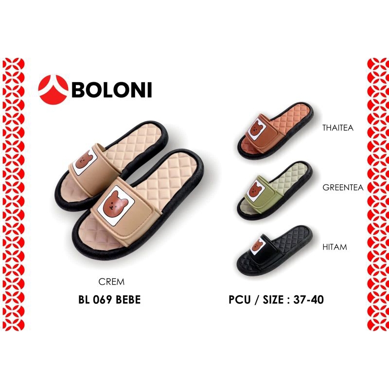 sandal selop wanita Bebe Boloni