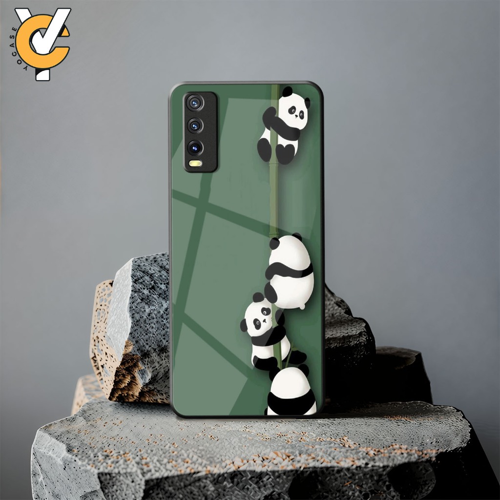 Softcase Kaca Vivo Y20 - Vivo V2029 - Softcase Kaca - Softcase Glass - Softcase Vivo Y20 - Casing HP