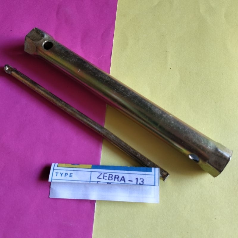 KUNCI BUSI MOBIL ZEBRA 13mm BOLAK BALIK