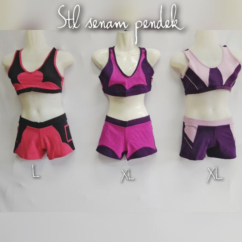 Setelan senam pendek dws