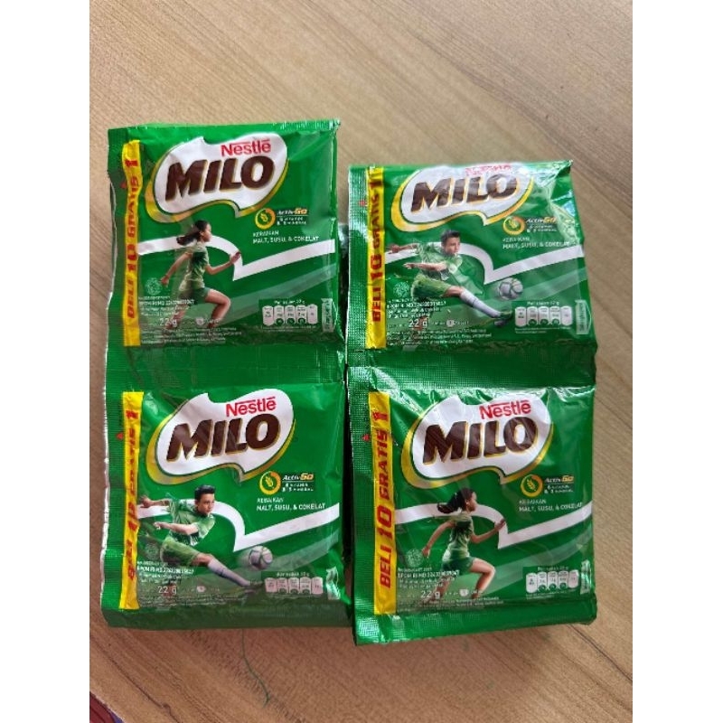 Milo Sachet 22 gram renceng isi 10