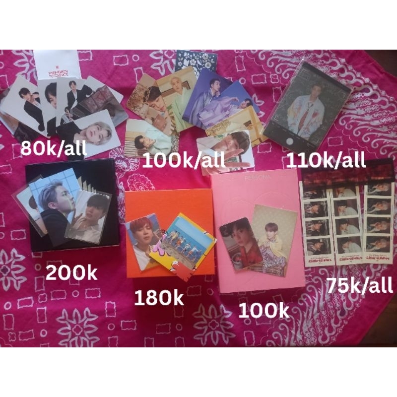 UNSEALED ALBUM BTS DAN MINI PHOTOCARD