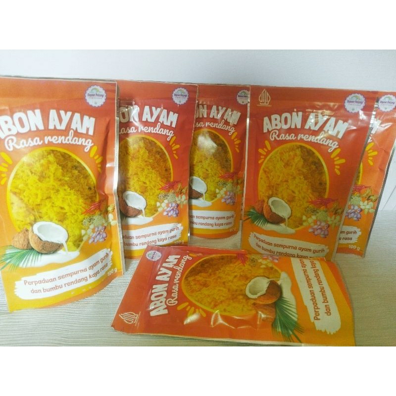 

Abon ayam rasa rendang