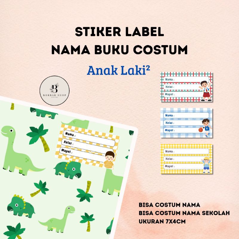

Stiker Label Nama Buku Stiker Buku Pelajaran Stiker Buku Costum