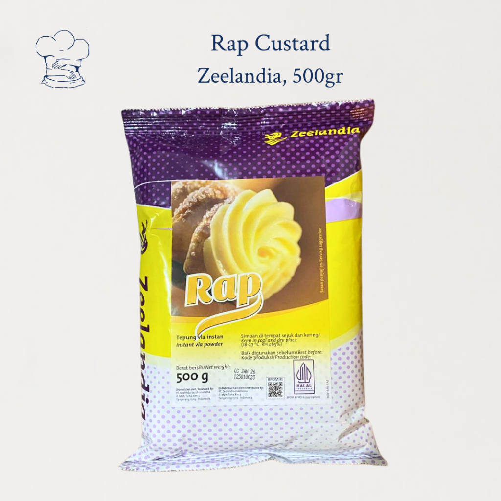 

Zeelandia Rap Custard 500gr – Bubuk Vla Instan / Custard Powder Siap Pakai
