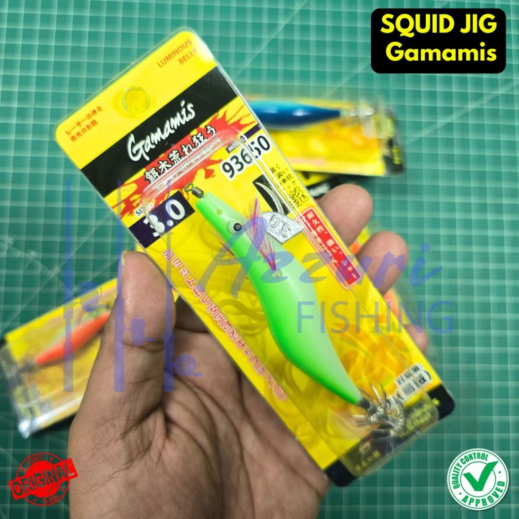 SQUID JIG LUMINOUS GAMAMIS - UDANG-UDANGAN / UMPAN CUMI