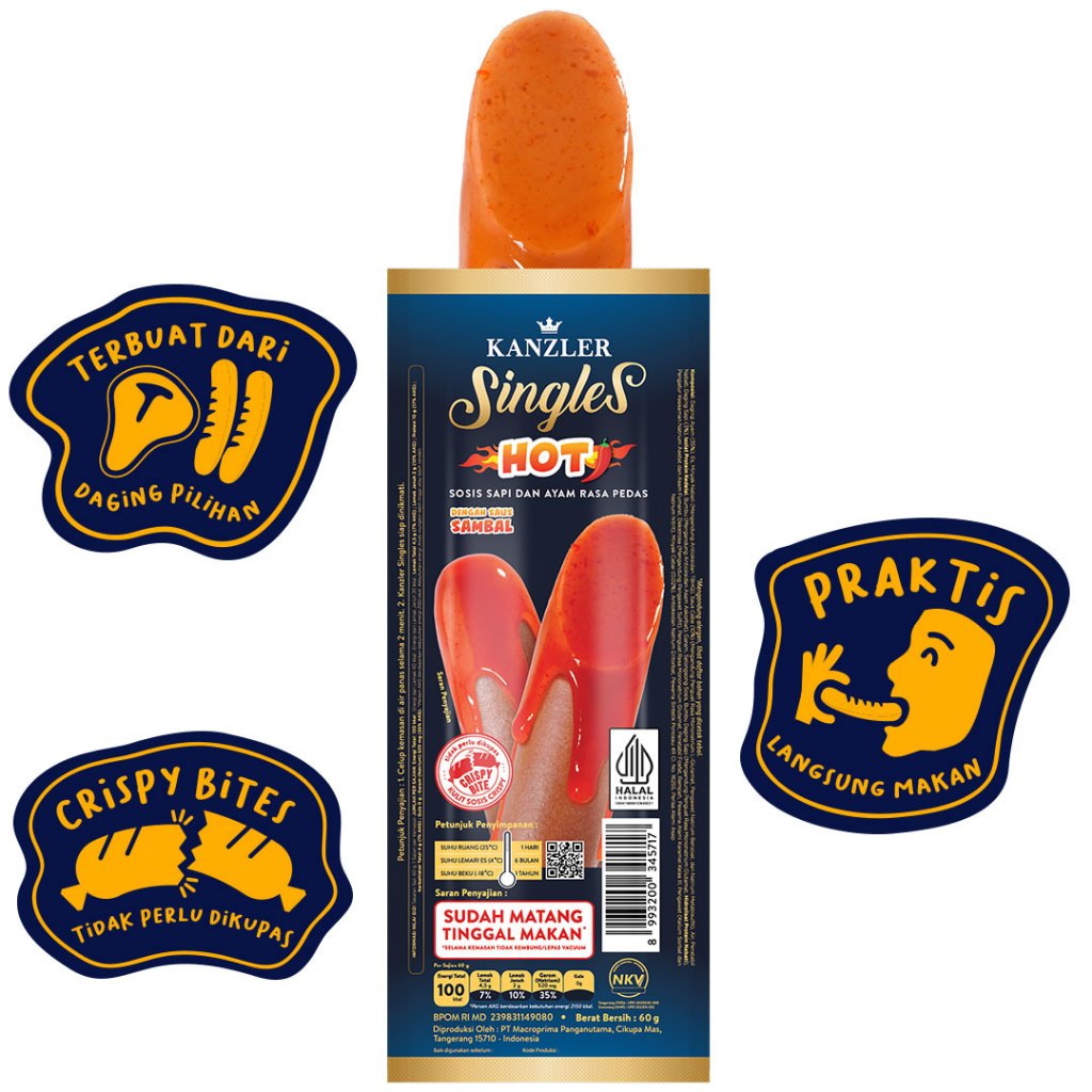 

Kanzler Singles Hot (60gr)