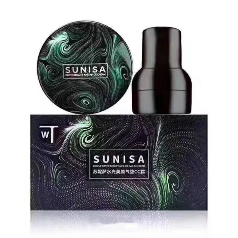 SUNISA CUSHION AIR BB CREAM FOUNDATIONKUALITAS BAGUS ORI 100%