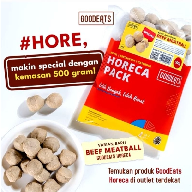 

Good Eats Horeka Bakso Sapi Spesial / Beef Meatball | Berat Bersih 500gr