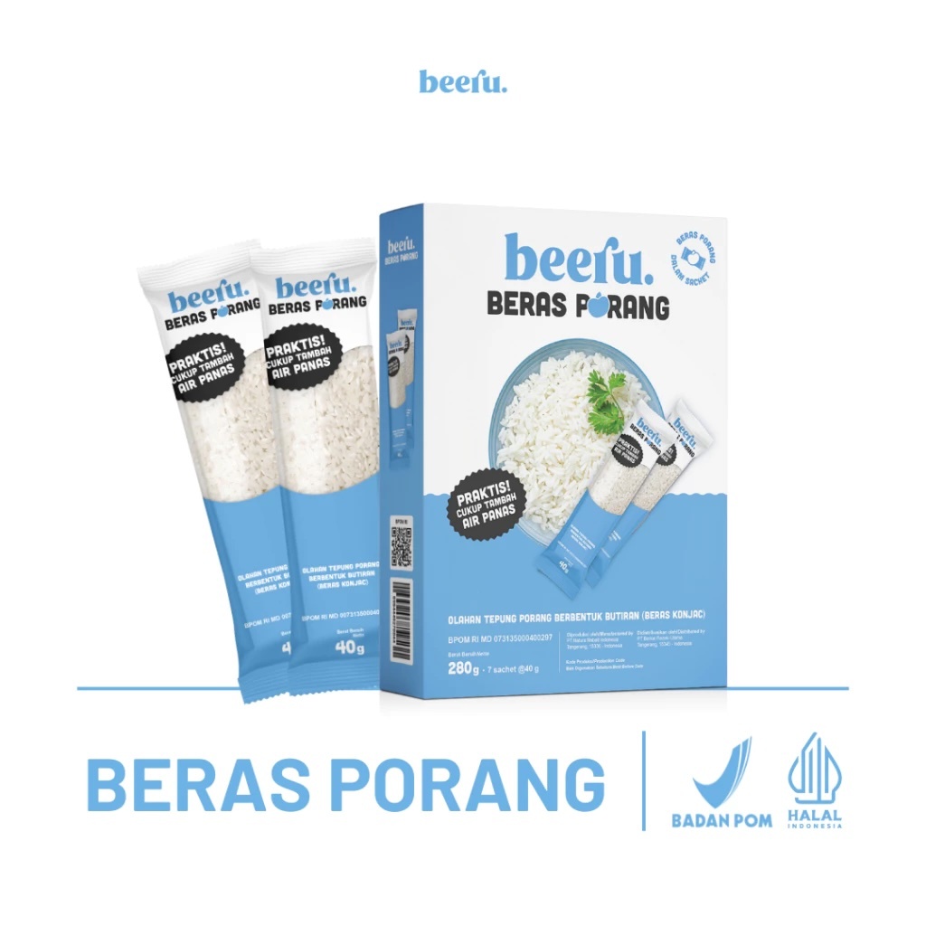 

Beeru Beras Porang 1box - Siratakhi Konjac Rice