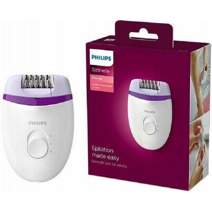 Epilator Philips BRE225 Philips Satinelle Essential compact epilator BRE225 Penghilang bulu kaki