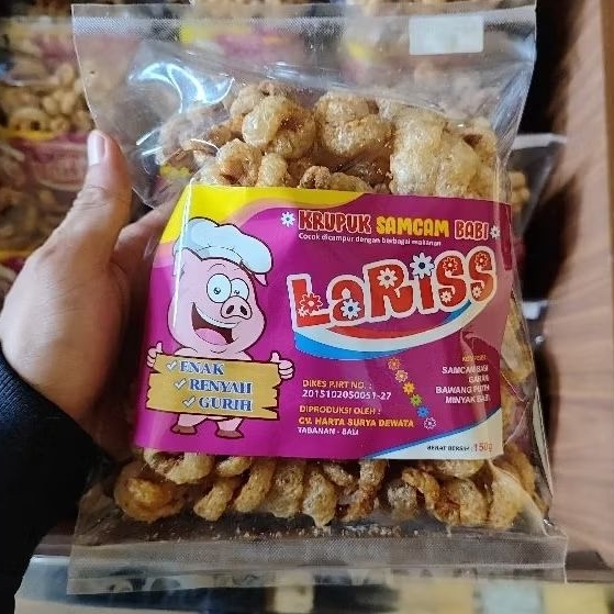 

Kerupuk Babi Samcam Laris 150 Gram