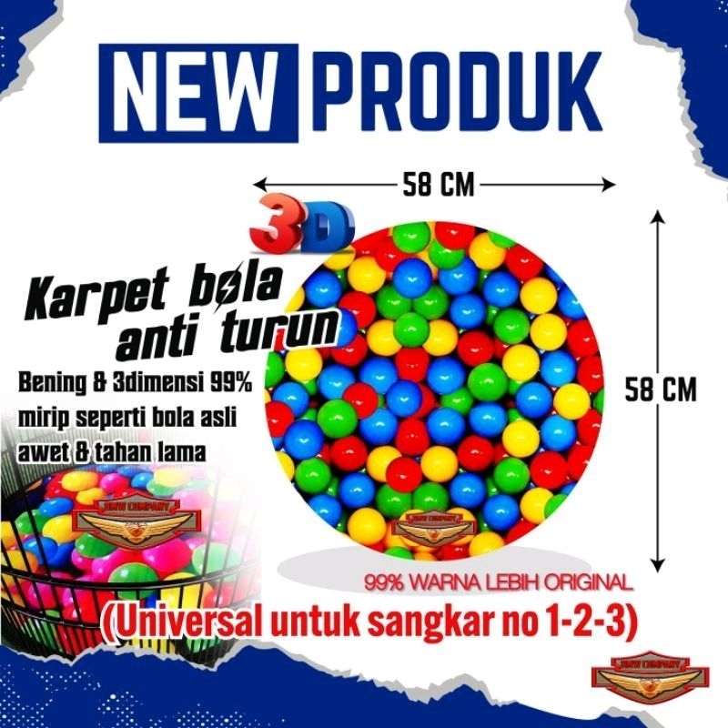 Karpet jebakan Alas Bola murai kacer cucak ijo semua ukuran Sangkar Burung Universal 1/2/3 untuk Kac