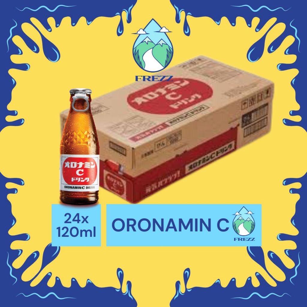 

(INSTANT / SAMEDAY) ORONAMIN C 120ML BOTOL KACA - READY LEMINERAL, AQUA, CLEO, VIT, PRISTINE, POCARI Air Minum Kemasan Botol Minuman