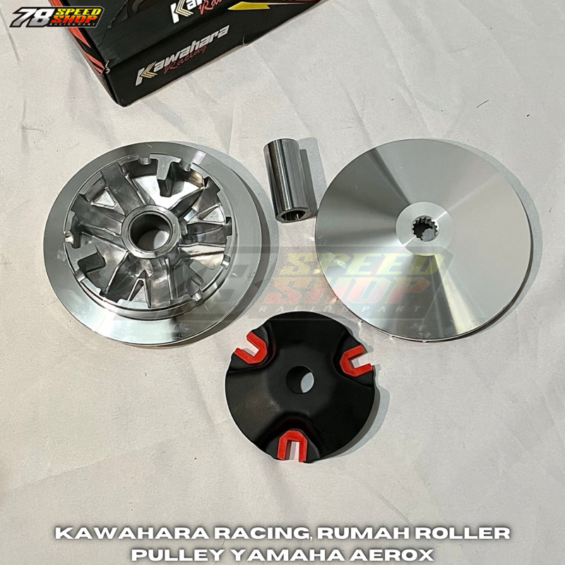 PULLEY SET KAWAHARA RACING RUMAH ROLLER AEROX RUMAH ROLLER MIO M3 ORIGINAL KAWAHARA RACING