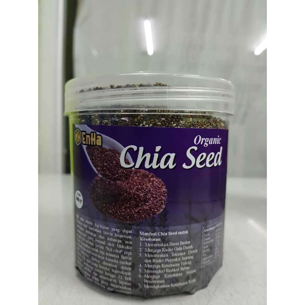 

Chia Seed Chiaseed Organik 500gr Chia Seed Premium EnHa Organic