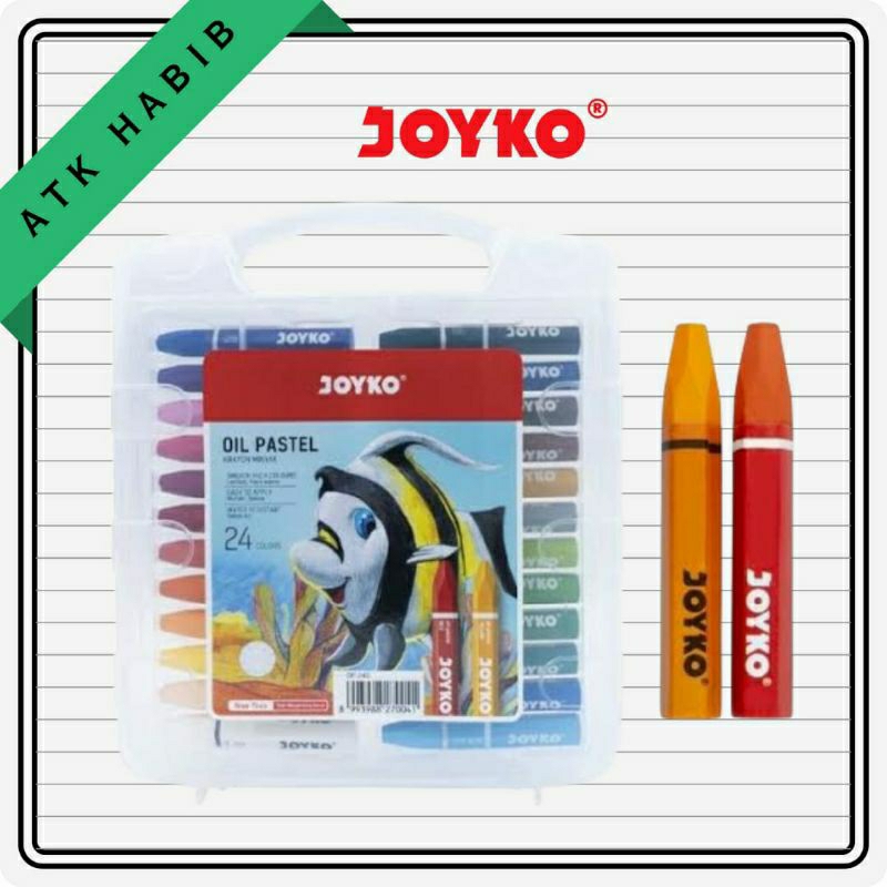 

Crayon Joyko 24 Warna Oil Pastel