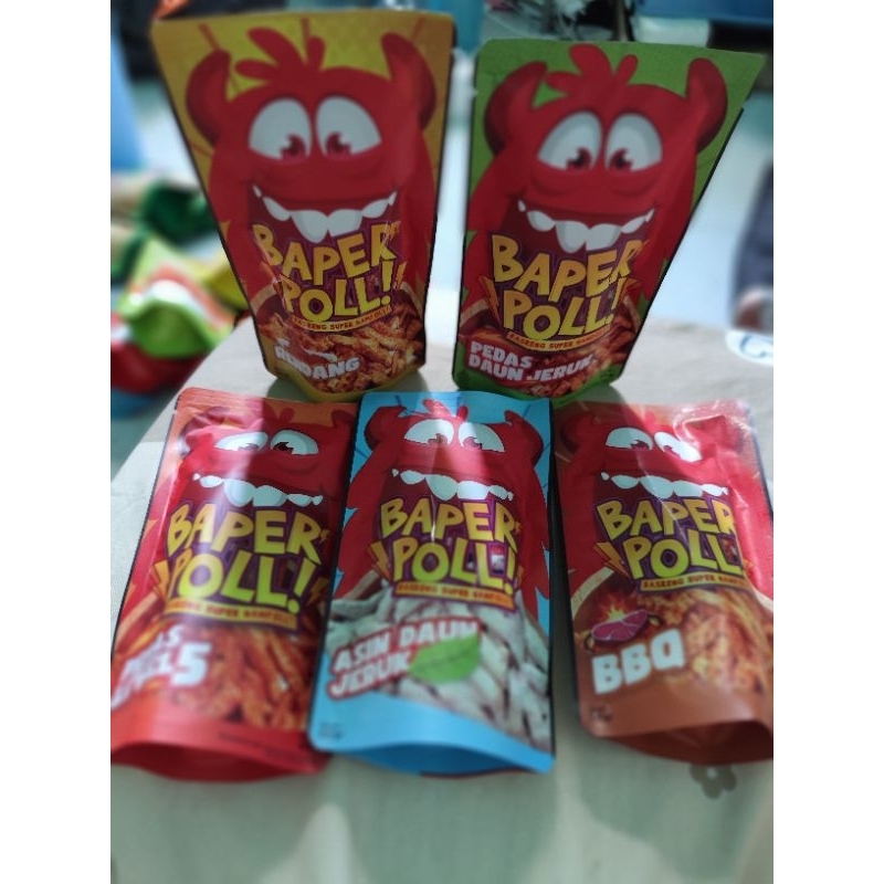 

Basreng Baper Poll berbagai varian rasa 1 pcs