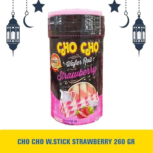 

Chco Cho Strawberry Wafer Roll 260 gr
