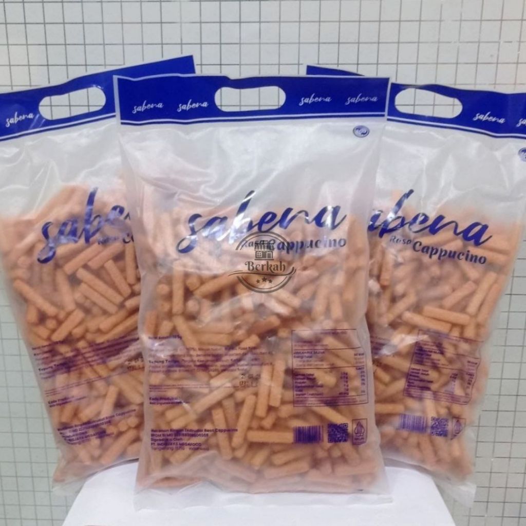 

Sabena Stik Perdus Isi 3 Pack @340g - Rasa Capucino - BPOM HALAL - Cemilan Viral