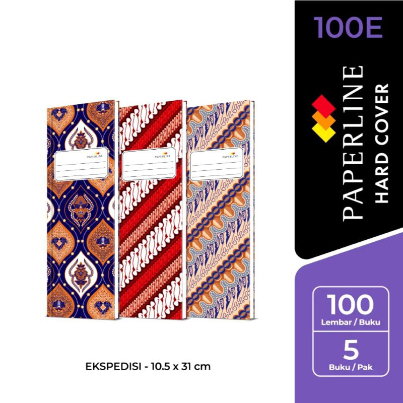 

Paperline Hard Cover Book 310 x 105MM Expedisi PPL HC 100 E