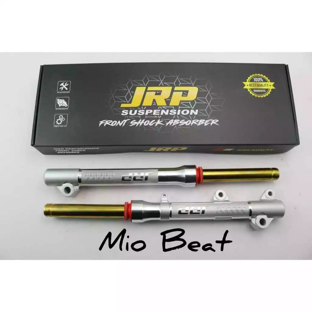Shock Depan Set Tabung Dan AS JRP Shock Depan Mio - Mio Sporty Beat Vario Sccopy  Shock AS Rainbow G
