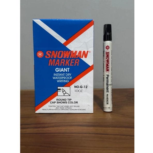 

SPIDOL HITAM PERMANEN MARKER SNOWMAN