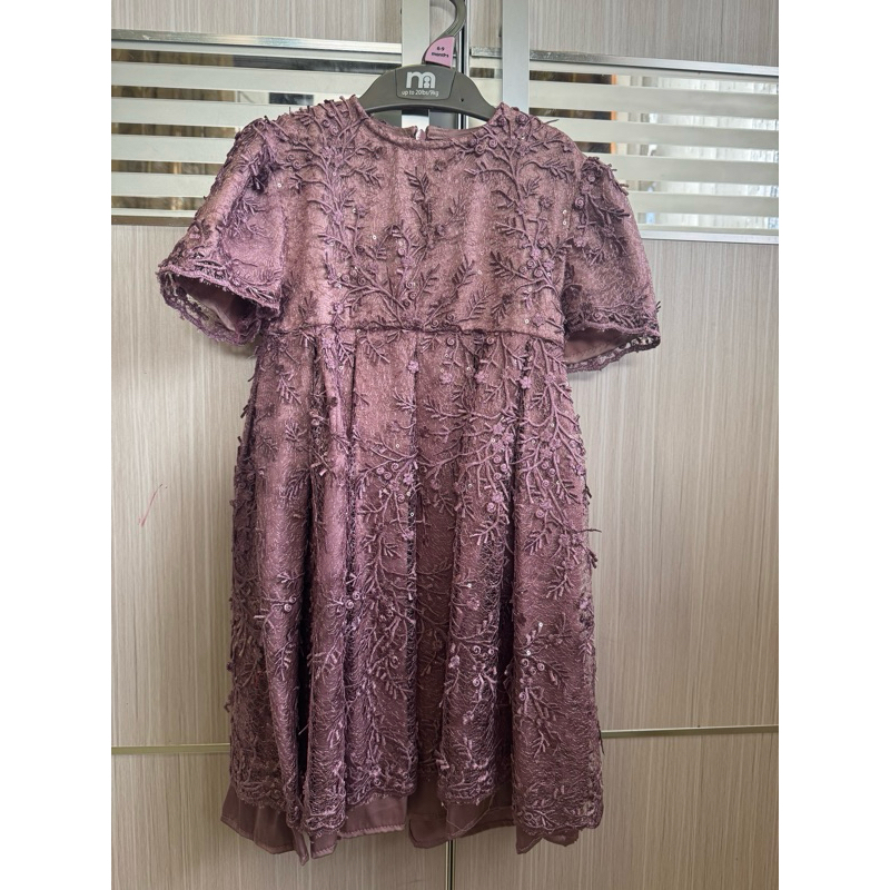 preloved dress anak lilac