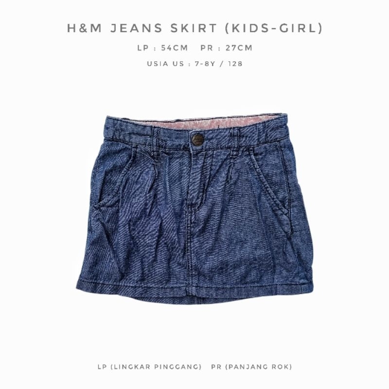 H&M JEANS SKIRT (KIDS-GIRL)
