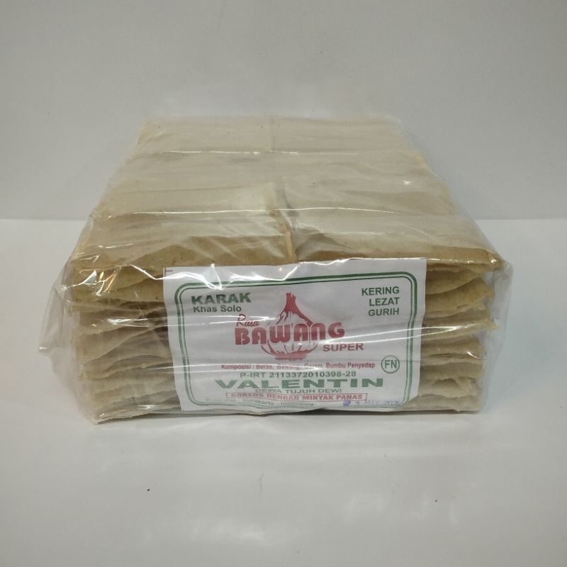 

5pack Karak Valentin rasa bawang khas solo