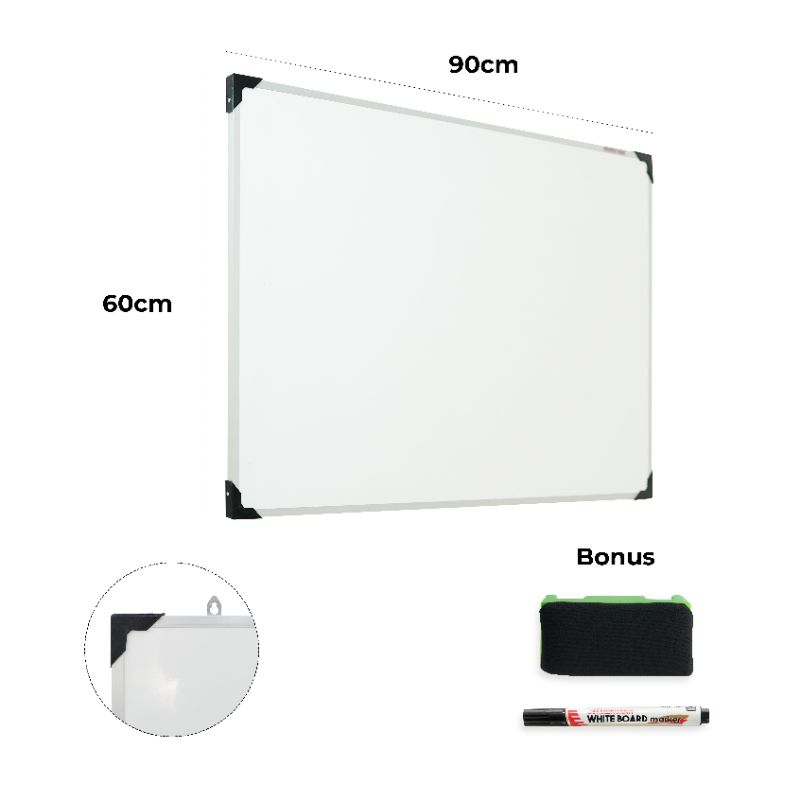 

Whiteboard Papan Tulis Gantung 60 x 90