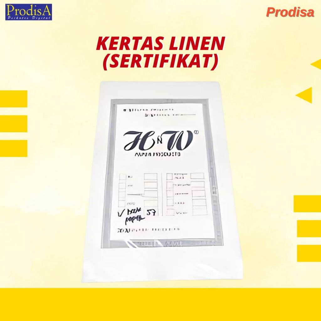 KERTAS LINEN/KERTAS SERTIFIKAT