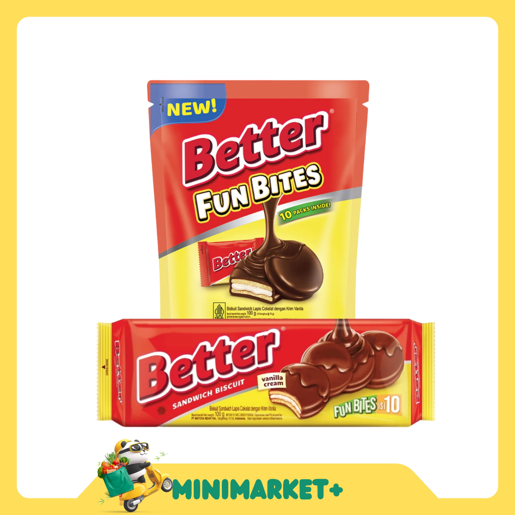 

BETTER SANDWICH BISCUIT VANILLA CREAM PACK 100GR