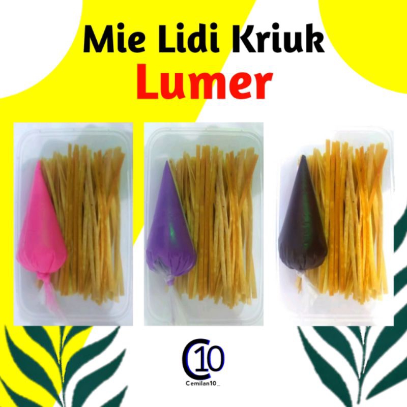 

[bisa COD] mie lidi lumer / mie lidi coklat lumer kemasan box 500ml
