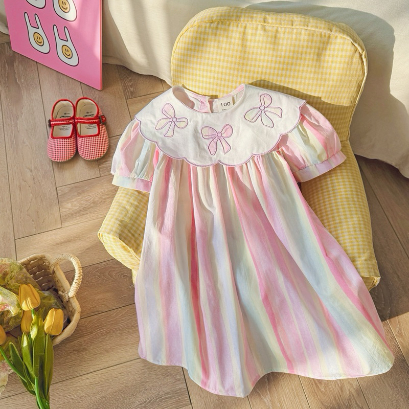 dress anak perempuan gradasi bordir
