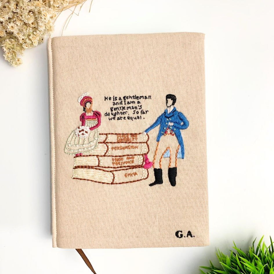 

MISS ELIZA BENNET & MR DARCY BOOK EMBROIDERY