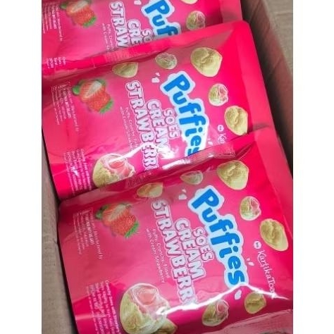 

puffies soes cream strawberry 72g