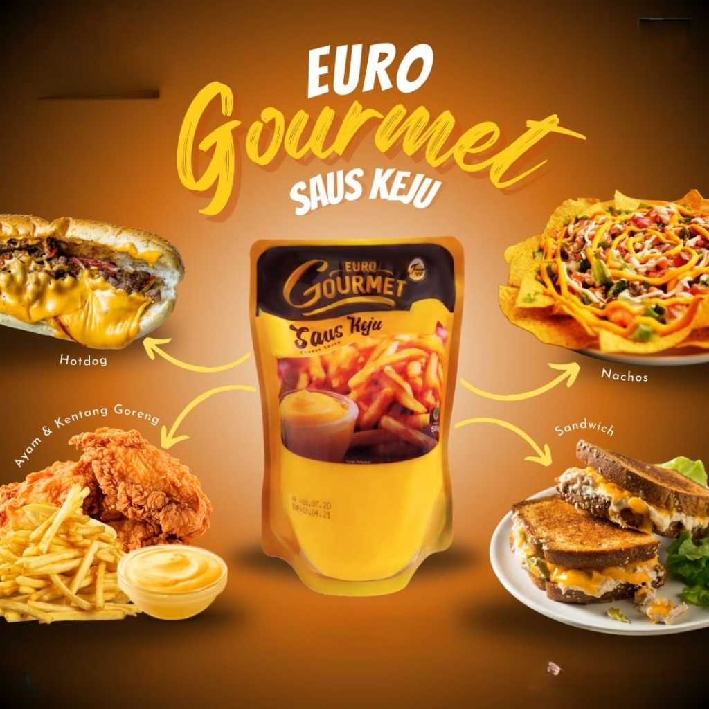 

Euro GOURMET Saus Keju 500 Gr