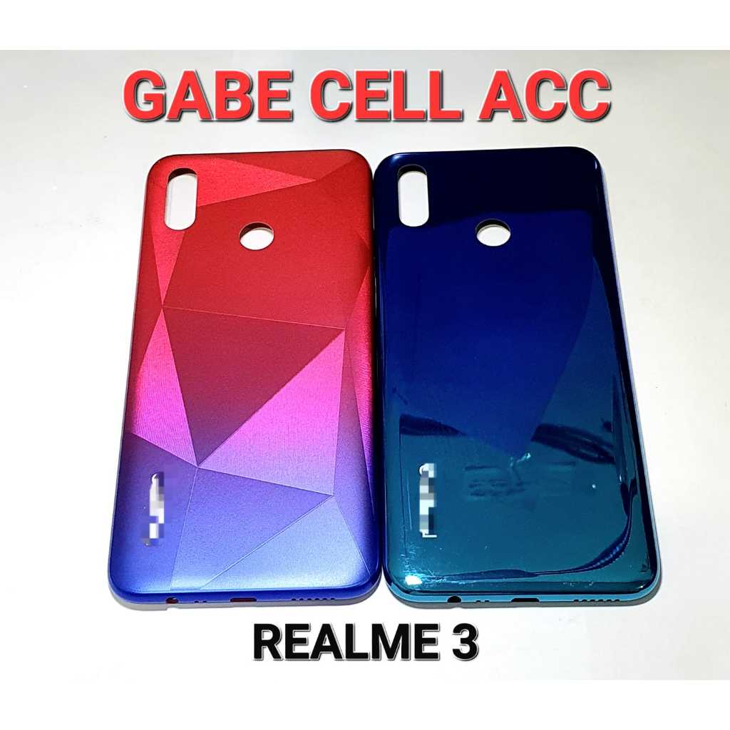 BACKDOOR/CASING/TUTUP BELAKANG BATERAI REALME 3. REALME 3 PRO