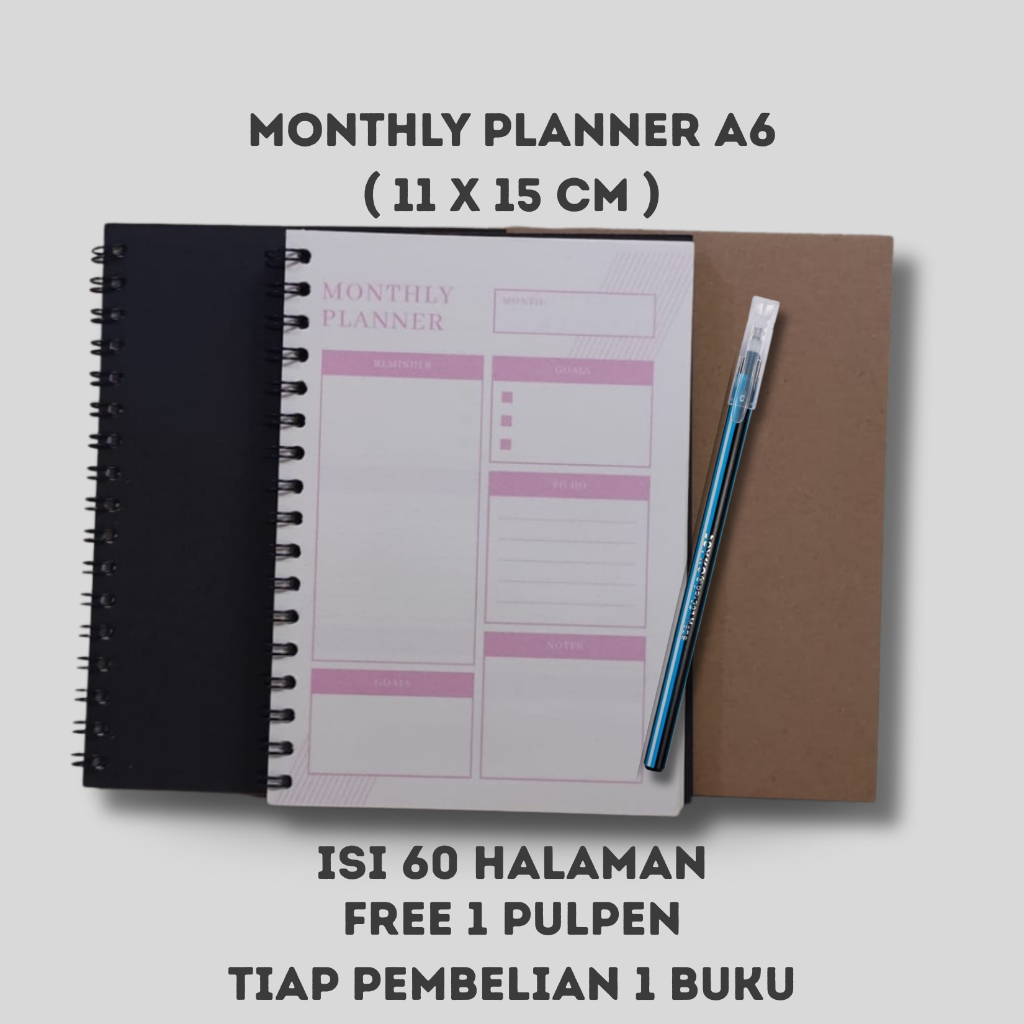 

Daily Planner Book A6 free pulpen,planner book,To do list,Weekly Planner book