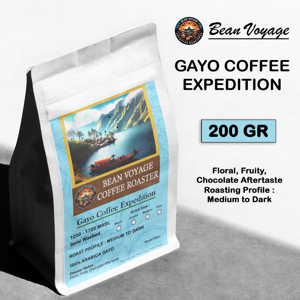 

Bean Voyage Hengsindo Kopi Arabika Gayo Aceh Grade 1 200gr – Biji/Bubuk Fresh Roasted Premium Coffee